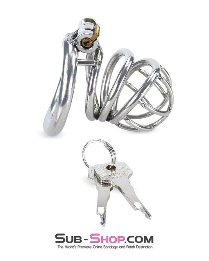 6982RS-SIS      The Observatory High Security Tumbler Style Locking Steel Male Chastity Device Sissy   , Sub-Shop.com Bondage and Fetish Superstore