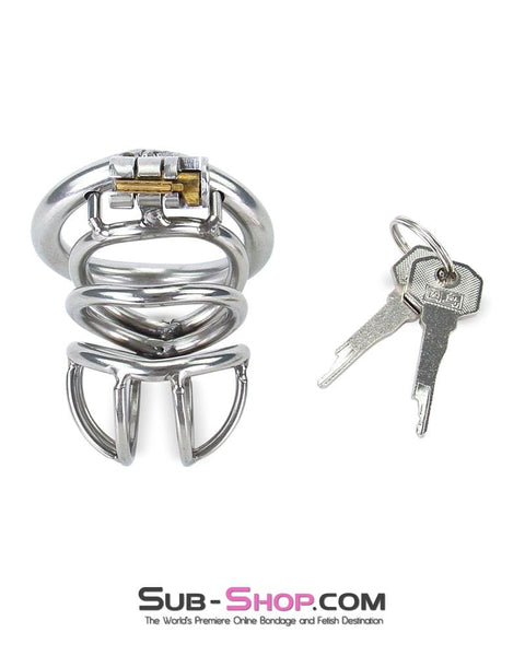 6982RS      The Observatory High Security Tumbler Style Locking Steel Male Chastity Device - MEGA Deal MEGA Deal   , Sub-Shop.com Bondage and Fetish Superstore
