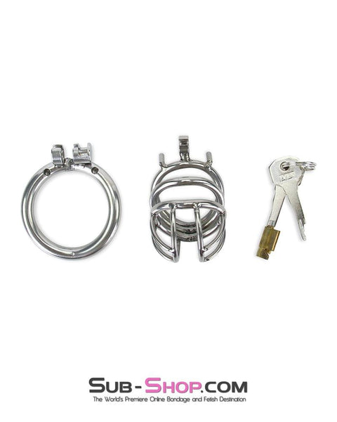 6982RS      The Observatory High Security Tumbler Style Locking Steel Male Chastity Device - MEGA Deal MEGA Deal   , Sub-Shop.com Bondage and Fetish Superstore
