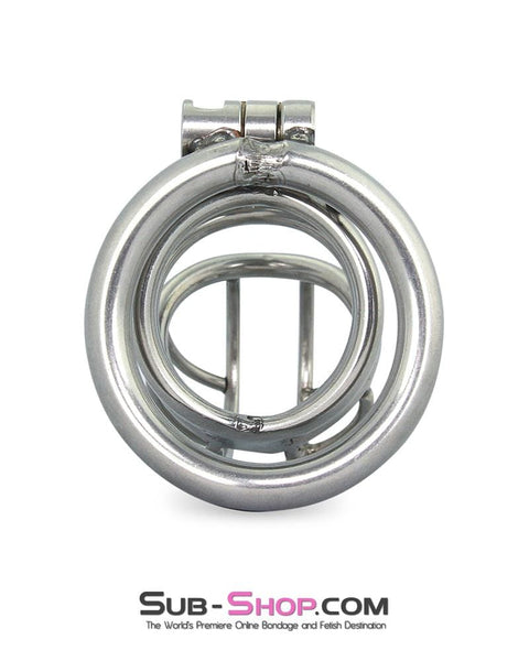 6982RS-SIS      The Observatory High Security Tumbler Style Locking Steel Male Chastity Device Sissy   , Sub-Shop.com Bondage and Fetish Superstore