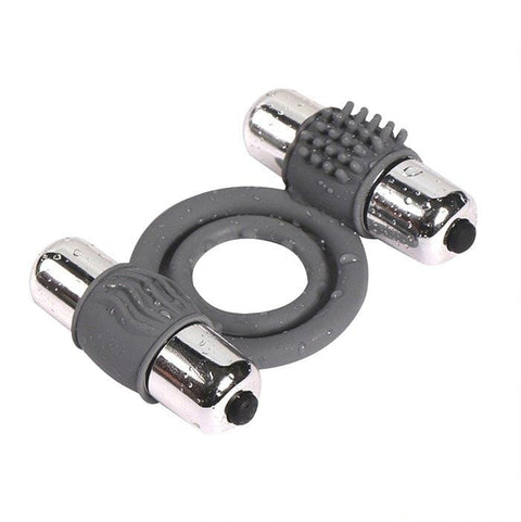 7003M      Dual Vibe Waterproof Cock And Balls Erection Rings Cock Ring   , Sub-Shop.com Bondage and Fetish Superstore