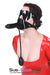 7012D-SIS      Sissy Bondage Give and Take Inflatable Latex Penis Gag with External Dildo Sissy   , Sub-Shop.com Bondage and Fetish Superstore
