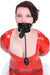 7012D      Give and Take Inflatable Latex Penis Gag with External Dildo Gags   , Sub-Shop.com Bondage and Fetish Superstore