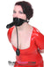 7012D-SIS      Sissy Bondage Give and Take Inflatable Latex Penis Gag with External Dildo Sissy   , Sub-Shop.com Bondage and Fetish Superstore