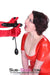 7012D-SIS      Sissy Bondage Give and Take Inflatable Latex Penis Gag with External Dildo Sissy   , Sub-Shop.com Bondage and Fetish Superstore