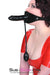 7012D-SIS      Sissy Bondage Give and Take Inflatable Latex Penis Gag with External Dildo Sissy   , Sub-Shop.com Bondage and Fetish Superstore
