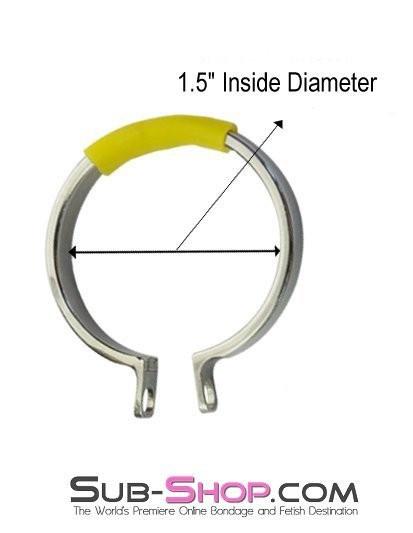 7019AR Replacement Flat Hinge and Pin Style Chastity Cock Ring, 1.5" - LAST CHANCE - Final Closeout! MEGA Deal , Sub-Shop.com Bondage and Fetish Superstore