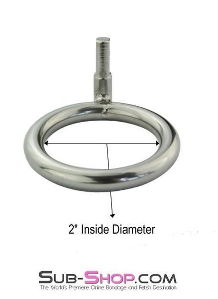 7024AR Replacement Round Style Chastity Cock Ring, 2" - LAST CHANCE - Final Closeout! MEGA Deal , Sub-Shop.com Bondage and Fetish Superstore