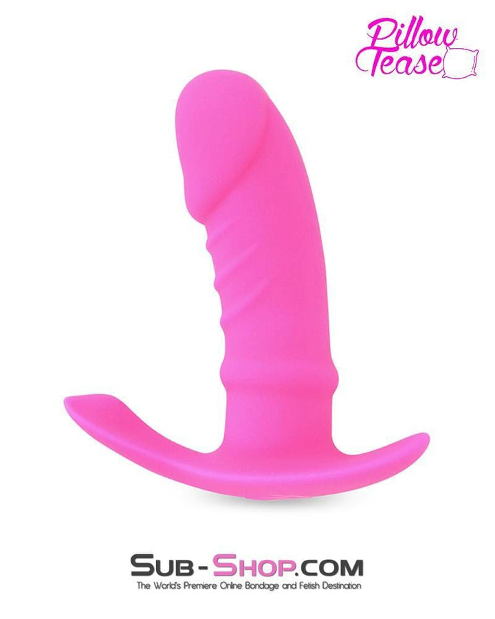 7030E-SIS      Remote Control Rechargeable Silicone Sissy Pink P-Spot Penis Plug Sissy   , Sub-Shop.com Bondage and Fetish Superstore