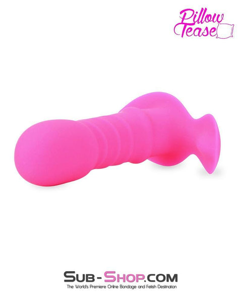 7030E-SIS      Remote Control Rechargeable Silicone Sissy Pink P-Spot Penis Plug Sissy   , Sub-Shop.com Bondage and Fetish Superstore