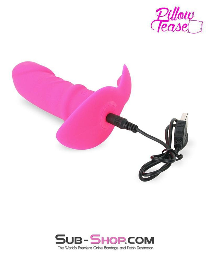 7030E-SIS      Remote Control Rechargeable Silicone Sissy Pink P-Spot Penis Plug Sissy   , Sub-Shop.com Bondage and Fetish Superstore