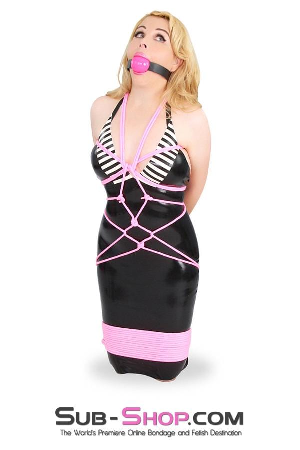 7043RC      Puur-fectly Pink Soft Cotton Braided Bondage Rope, 32 Ft. Rope   , Sub-Shop.com Bondage and Fetish Superstore