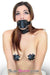 7049RC      Deep Throat 4” Long Locking Rubber Penis Gag - MEGA Deal Black Friday Blowout   , Sub-Shop.com Bondage and Fetish Superstore