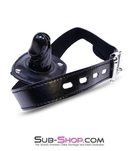 7048RC      Locking Rubber Penis Gag - MEGA Deal Black Friday Blowout   , Sub-Shop.com Bondage and Fetish Superstore