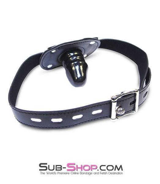 7048RC      Locking Rubber Penis Gag - MEGA Deal Black Friday Blowout   , Sub-Shop.com Bondage and Fetish Superstore