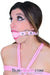 7053A-SIS      Sissy Princess’s Submission Pink Leather Ballgag Sissy   , Sub-Shop.com Bondage and Fetish Superstore