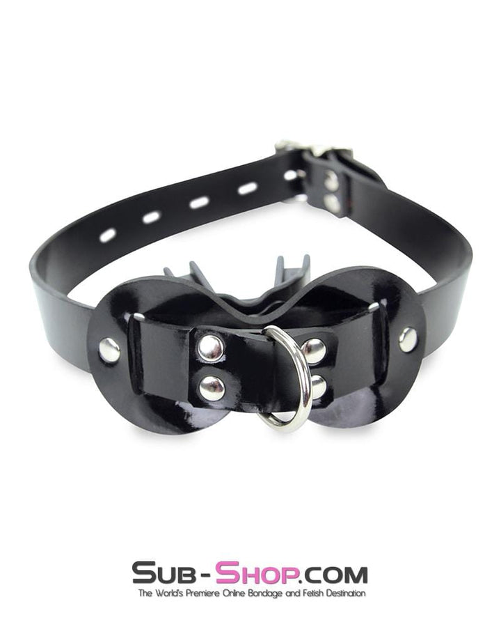 7076A      Locking Rubber Double Mouth Guard Gag with Attachment Ring Gags   , Sub-Shop.com Bondage and Fetish Superstore