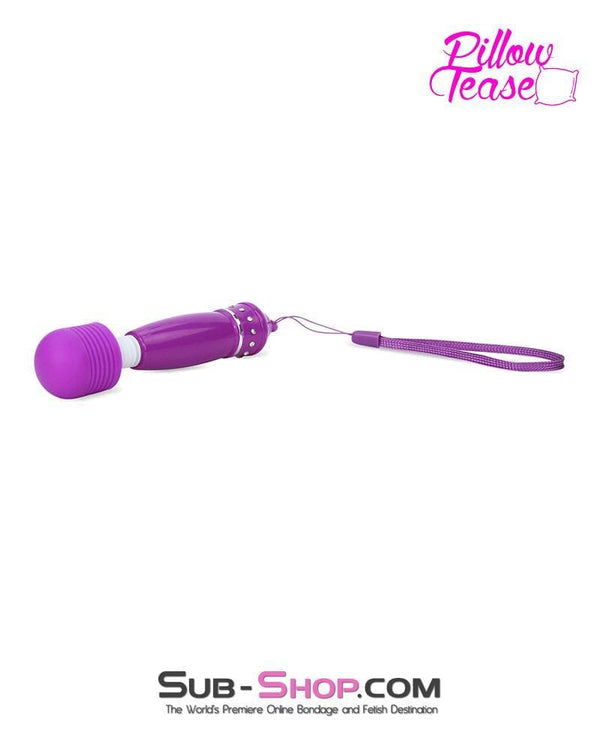 7079S      Purple Jeweled Travel Mini Vibrating Wand - LAST CHANCE - Final Closeout! MEGA Deal   , Sub-Shop.com Bondage and Fetish Superstore