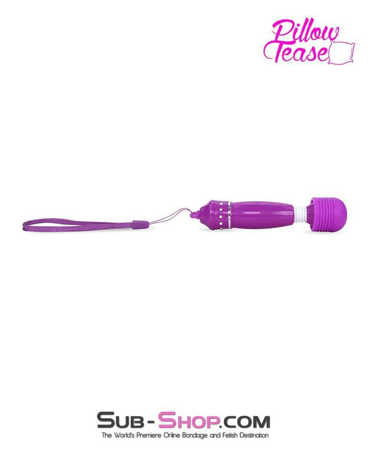 7079S      Purple Jeweled Travel Mini Vibrating Wand - LAST CHANCE - Final Closeout! MEGA Deal   , Sub-Shop.com Bondage and Fetish Superstore
