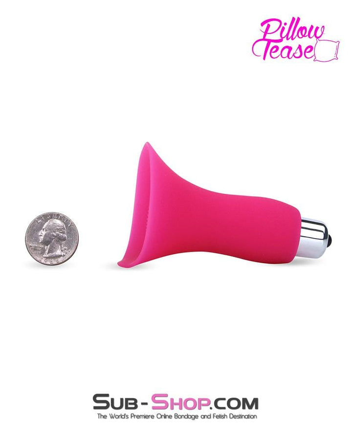 7081S      Vibrating Pink Silicone Breast Suction Cup with Nipple Stimulators Inside, Single Nipple Suction   , Sub-Shop.com Bondage and Fetish Superstore