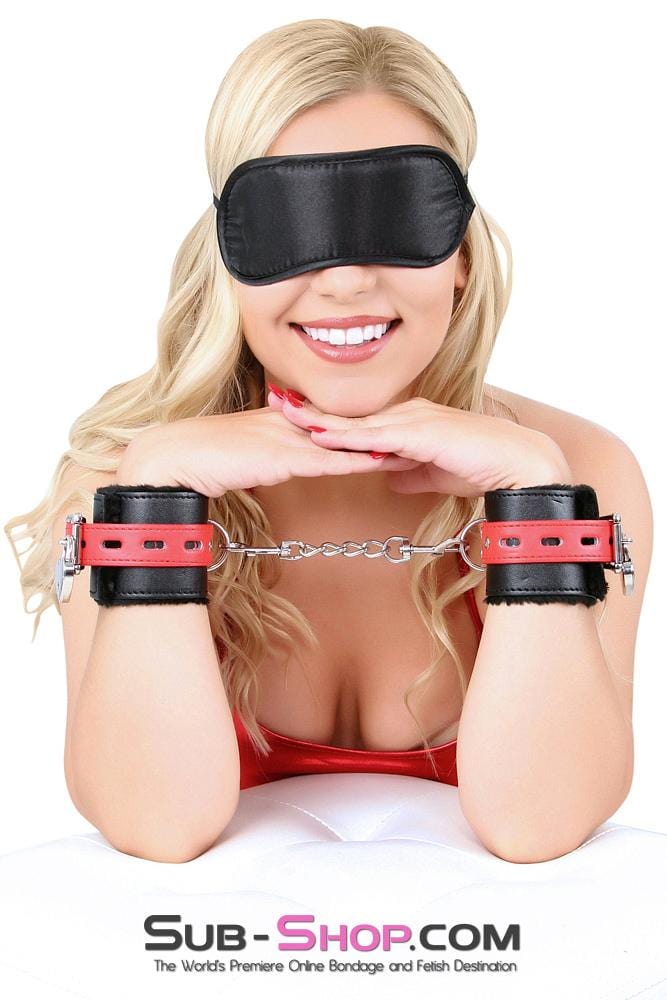 7105DL      Bondage Basics Black Satin Blindfold - MEGA Deal Black Friday Blowout   , Sub-Shop.com Bondage and Fetish Superstore