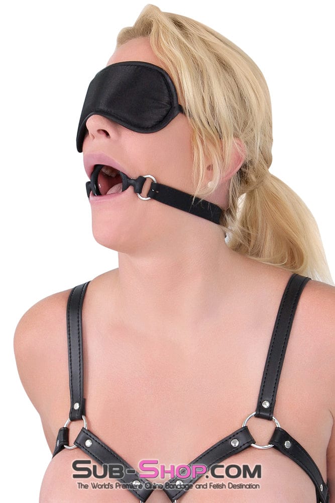 7105DL      Bondage Basics Black Satin Blindfold - MEGA Deal Black Friday Blowout   , Sub-Shop.com Bondage and Fetish Superstore
