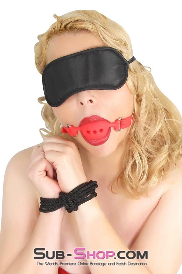 7105DL      Bondage Basics Black Satin Blindfold - MEGA Deal Black Friday Blowout   , Sub-Shop.com Bondage and Fetish Superstore