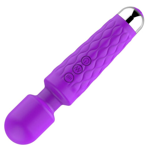 7124M      20 Function + 7 Speeds Purple Water Resistant Wand Vibrator - LAST CHANCE - Final Closeout! MEGA Deal   , Sub-Shop.com Bondage and Fetish Superstore