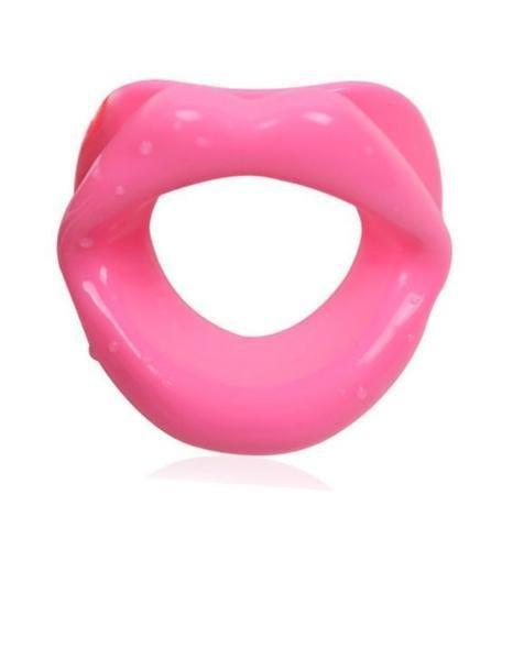 2420DL       Pinky Rubber Sex Doll Lips Open Mouth Gag - MEGA Deal Black Friday Blowout   , Sub-Shop.com Bondage and Fetish Superstore