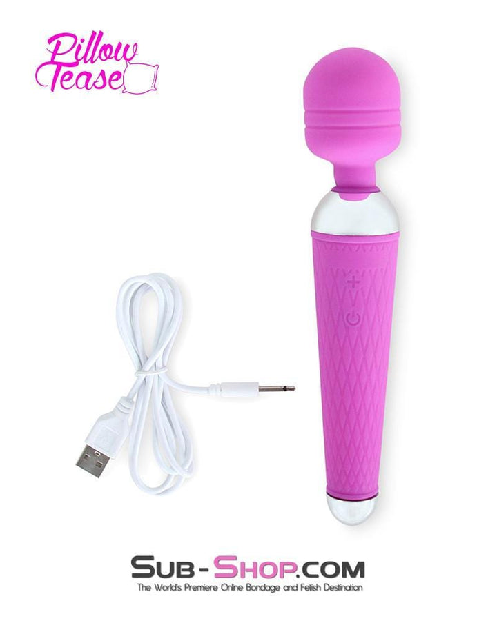 7147M      17 Function Dream Wand Rechargeable Pink Cordless Wand Massager - LAST CHANCE - Final Closeout! MEGA Deal   , Sub-Shop.com Bondage and Fetish Superstore