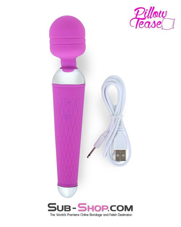 7147M      17 Function Dream Wand Rechargeable Pink Cordless Wand Massager - LAST CHANCE - Final Closeout! MEGA Deal   , Sub-Shop.com Bondage and Fetish Superstore