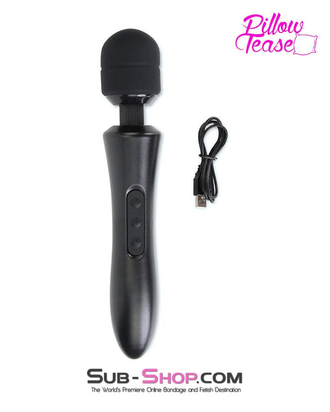 7149DL      Black Multi-Function Wireless USB Rechargeable Wand - LAST CHANCE - Final Closeout! MEGA Deal   , Sub-Shop.com Bondage and Fetish Superstore