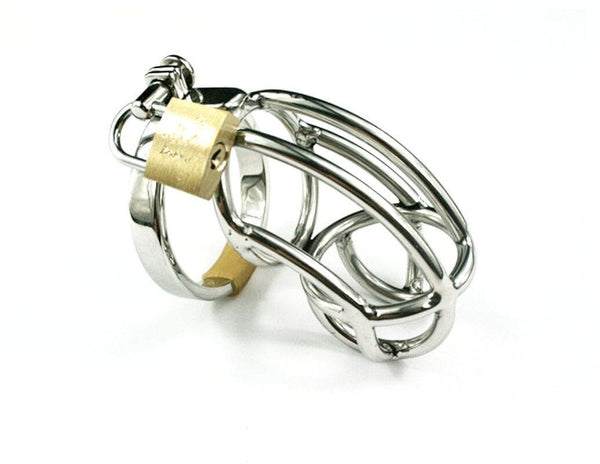 7156AR      Locked in Tight Short Locking Cock Chastity Device Chastity   , Sub-Shop.com Bondage and Fetish Superstore