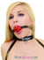 7172A      BITCH Black Leather Rhinestone Letter Collar - LAST CHANCE - Final Closeout! MEGA Deal   , Sub-Shop.com Bondage and Fetish Superstore