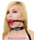 7172A      BITCH Black Leather Rhinestone Letter Collar - LAST CHANCE - Final Closeout! MEGA Deal   , Sub-Shop.com Bondage and Fetish Superstore