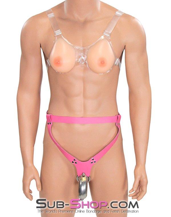 7180AE      Just Like My Own Sissy Transformation B-Cup Real Feel Breasts with Nipples Breast Forms   , Sub-Shop.com Bondage and Fetish Superstore