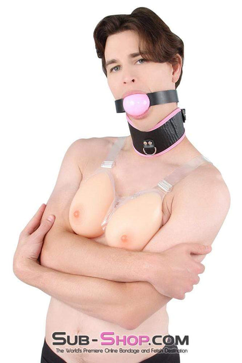 7181AE      Just Like My Own Sissy Transformation C-Cup Real Feel Breasts with Nipples Breast Forms   , Sub-Shop.com Bondage and Fetish Superstore