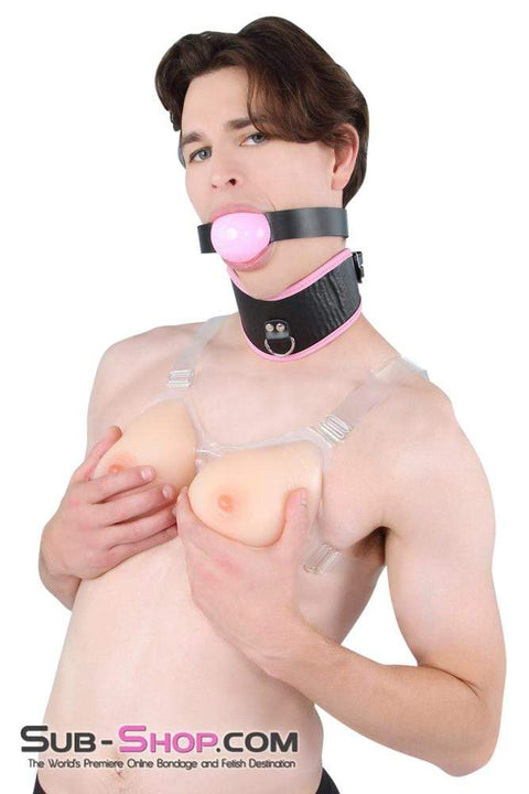 7181AE      Just Like My Own Sissy Transformation C-Cup Real Feel Breasts with Nipples Breast Forms   , Sub-Shop.com Bondage and Fetish Superstore