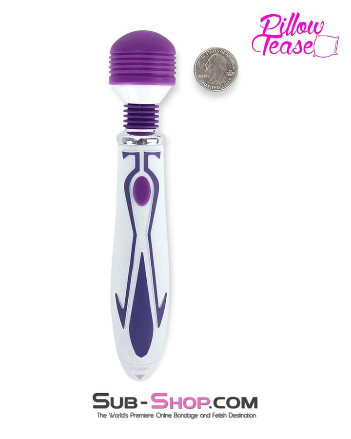 7183M-SIS      Sissy Hussy 20 Function Cordless Mini Wand Vibrator Sissy   , Sub-Shop.com Bondage and Fetish Superstore