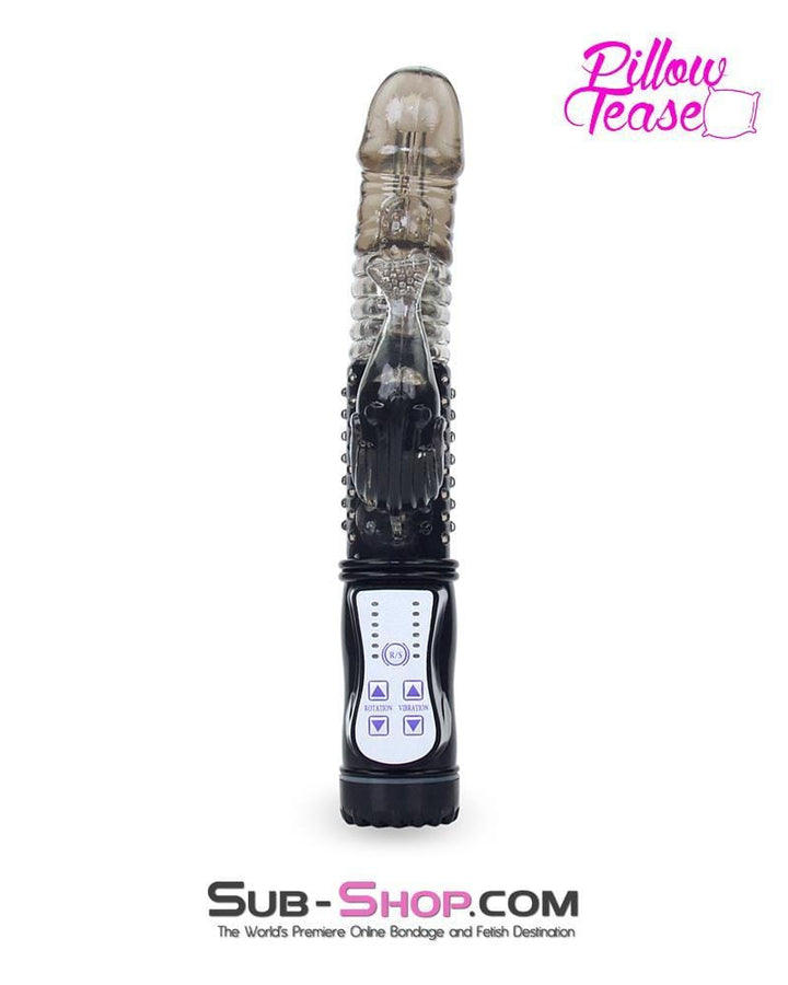 7191S      Multi-Function Rotating Jelly Vibrator with Tickling Nubs and Clit Stimulator - LAST CHANCE - Final Closeout! MEGA Deal   , Sub-Shop.com Bondage and Fetish Superstore