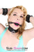 7362A      Silicone Premium Leather Strap Black Ball Gag - LAST CHANCE - Final Closeout! MEGA Deal   , Sub-Shop.com Bondage and Fetish Superstore