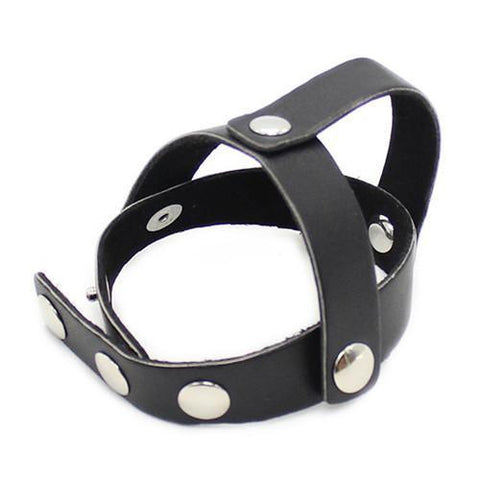 7209DL      Cock Ring Strap with T-Style Ball Divider - LAST CHANCE - Final Closeout! Black Friday Blowout   , Sub-Shop.com Bondage and Fetish Superstore