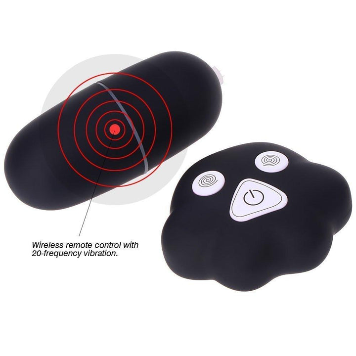 7228AE      L’il Pet Black Remote Control Vibrating Egg Vibrators   , Sub-Shop.com Bondage and Fetish Superstore