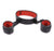 7257DL       Padded Connected Collar to Wrist Cuff Set Bondage Set   , Sub-Shop.com Bondage and Fetish Superstore