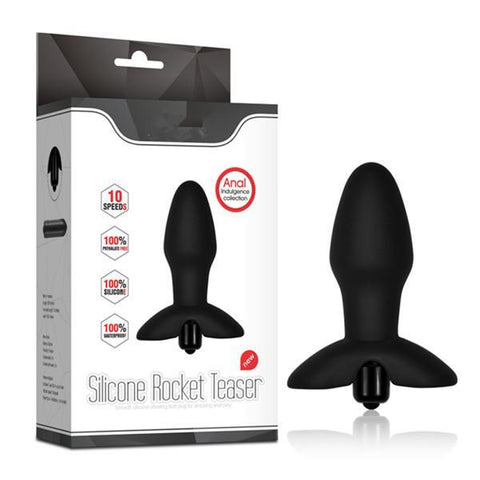 7263AC      Silicone Rocket Teaser Vibrating Anal Plug - LAST CHANCE - Final Closeout! Black Friday Blowout   , Sub-Shop.com Bondage and Fetish Superstore