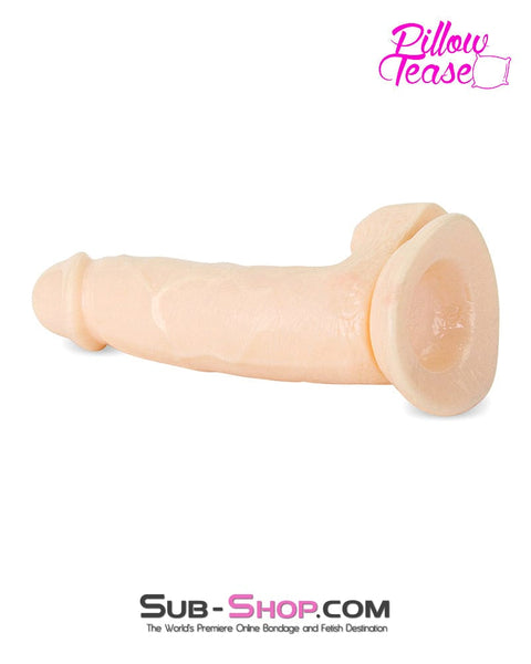 7267M-SIS      Super Man Realistic 7.5" Suction Cup Dildo With Balls Sissy   , Sub-Shop.com Bondage and Fetish Superstore
