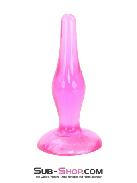 7280M      Pink Tapered Jelly Anal Plug - LAST CHANCE - Final Closeout! MEGA Deal   , Sub-Shop.com Bondage and Fetish Superstore