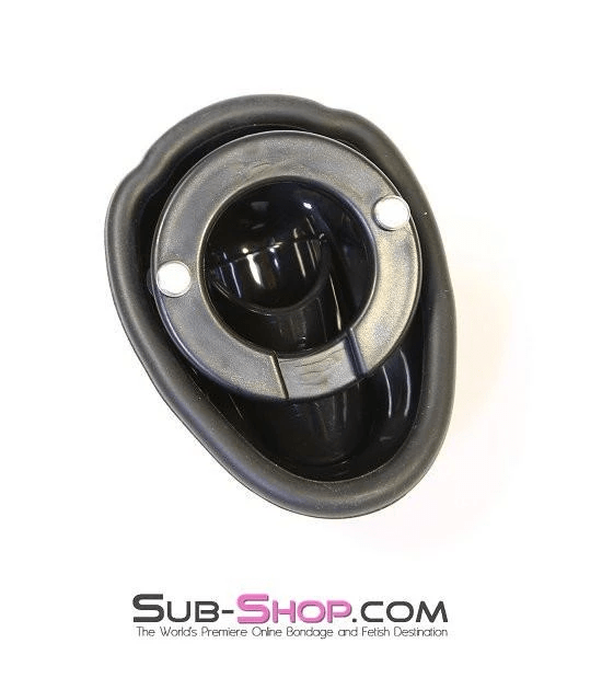7319AR      Balls & All Black Locking Cock & Ball Chastity Cup Set Chastity   , Sub-Shop.com Bondage and Fetish Superstore