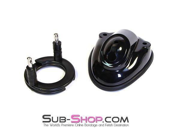 7319AR      Balls & All Black Locking Cock & Ball Chastity Cup Set - MEGA Deal Black Friday Blowout   , Sub-Shop.com Bondage and Fetish Superstore