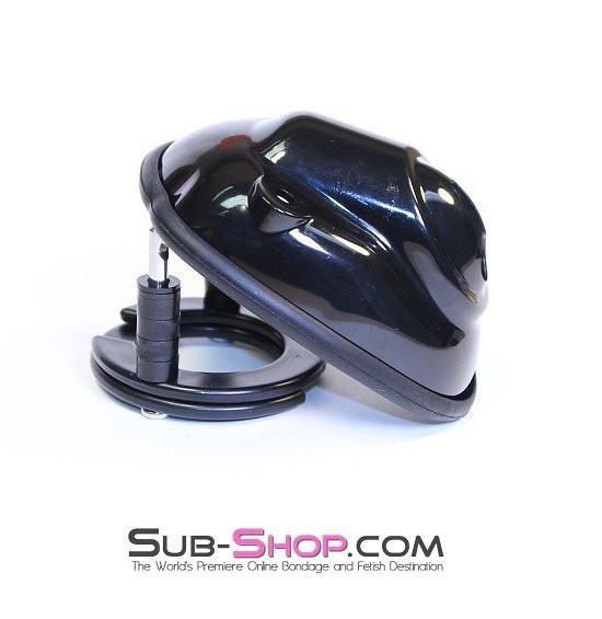 7319AR      Balls & All Black Locking Cock & Ball Chastity Cup Set - MEGA Deal Black Friday Blowout   , Sub-Shop.com Bondage and Fetish Superstore